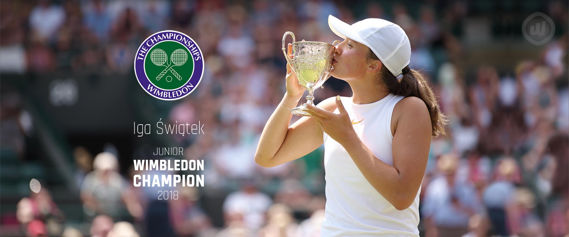 Iga Świątek - Wimbledon 2018
